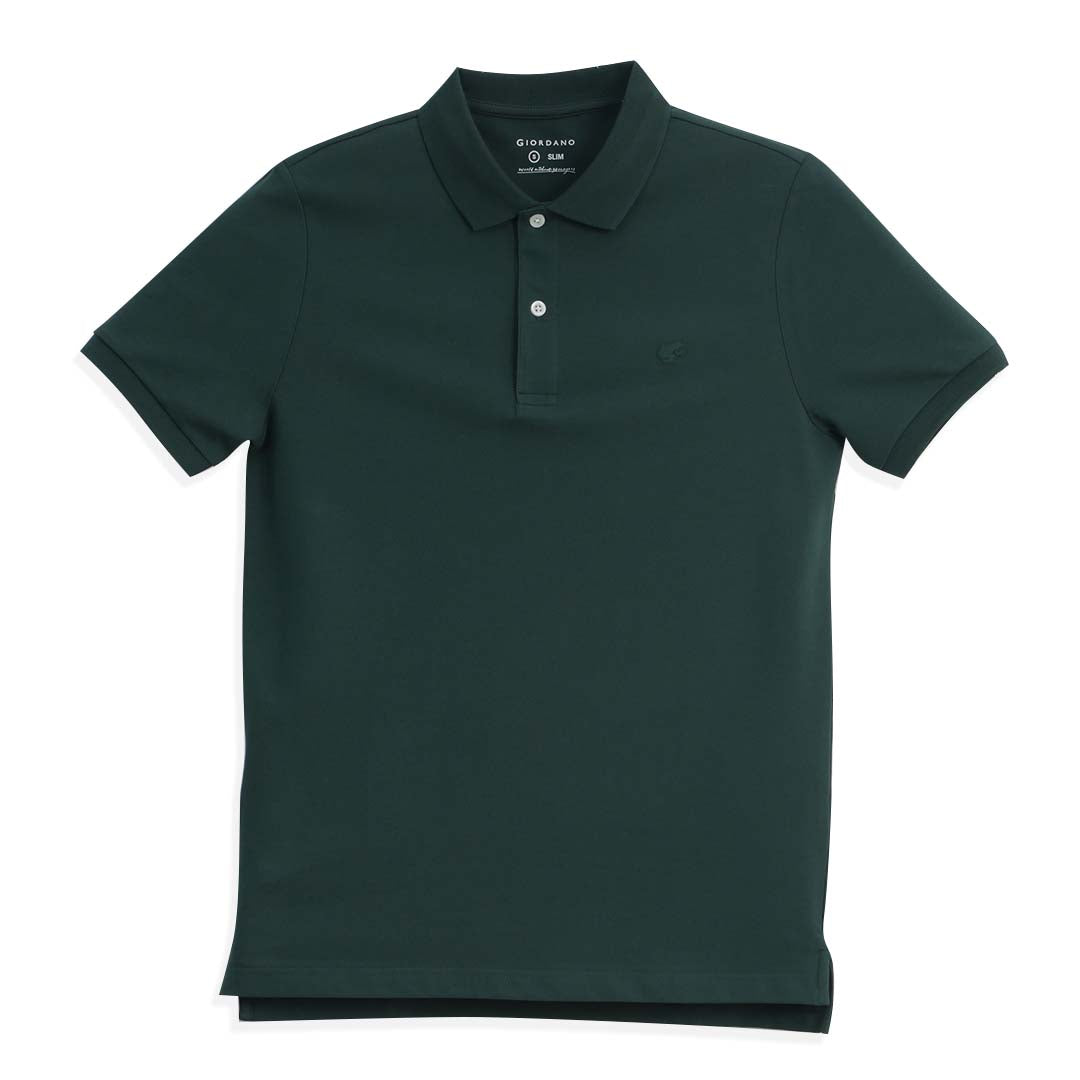 GIORDANO Men's Frog Slim Fit Polo (01016266)