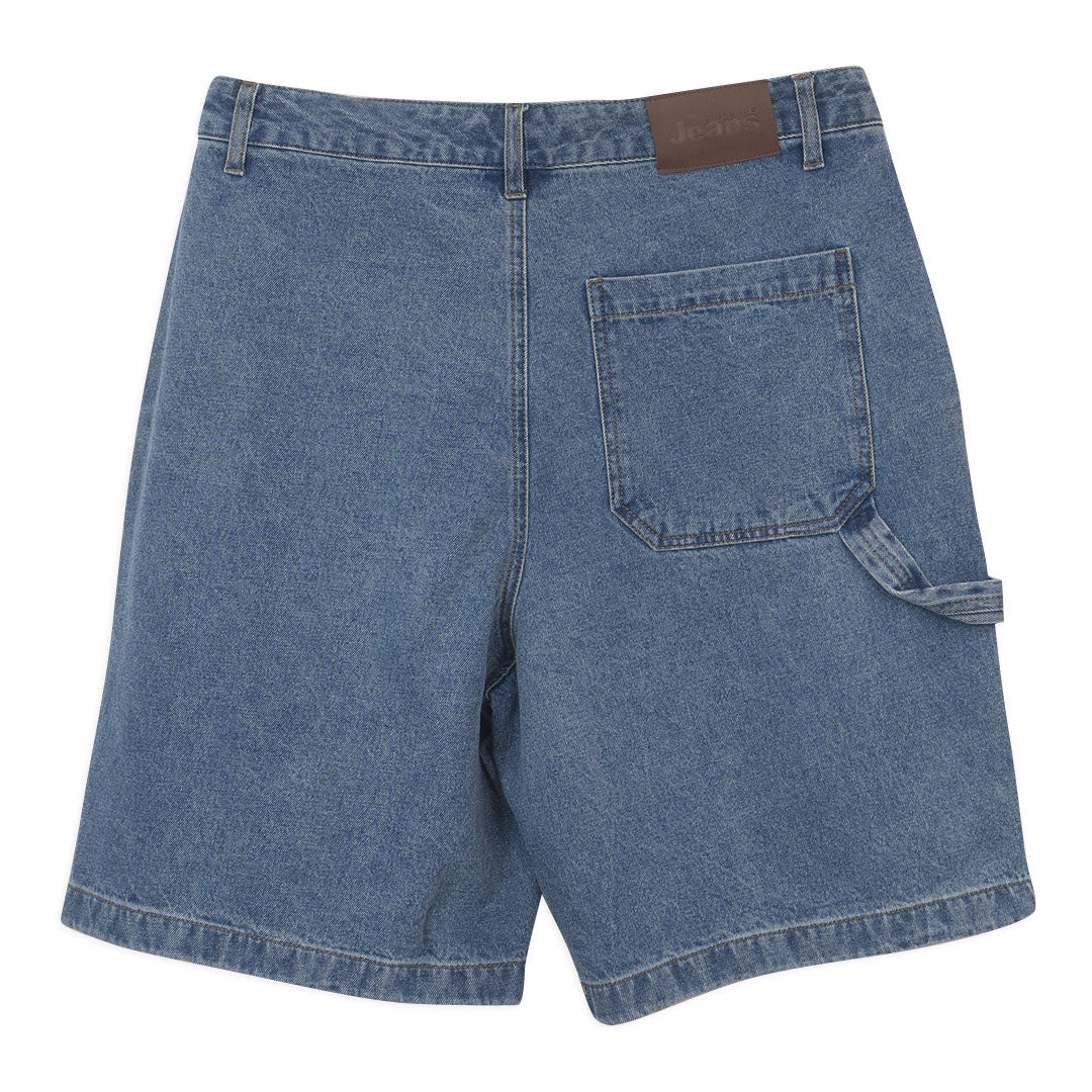 GIORDANO Men's Cotton Denim Mid Rise Relax Fit Shorts (01106210)