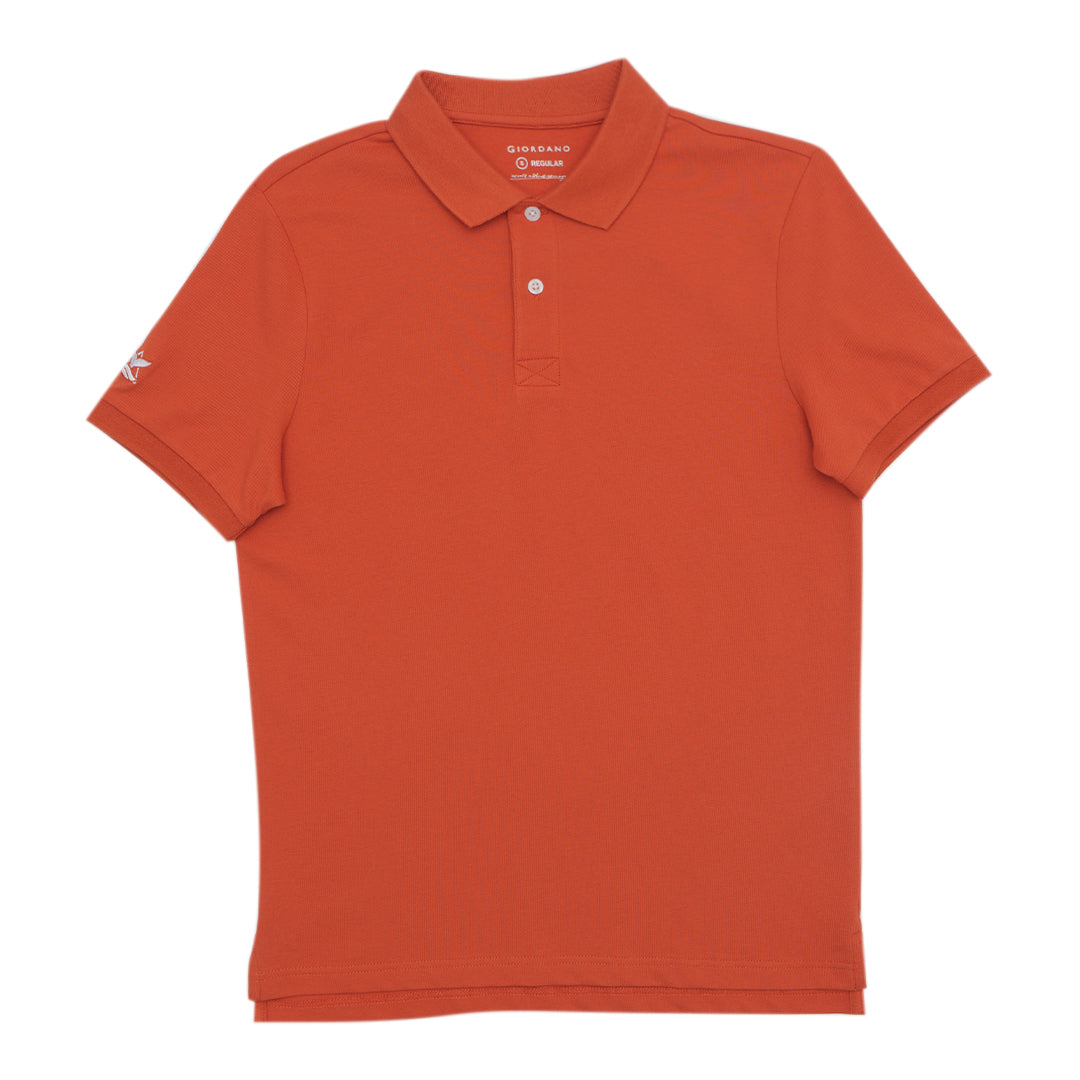 GIORDANO Men's Cotton Lycra Bold Polo (01015242)