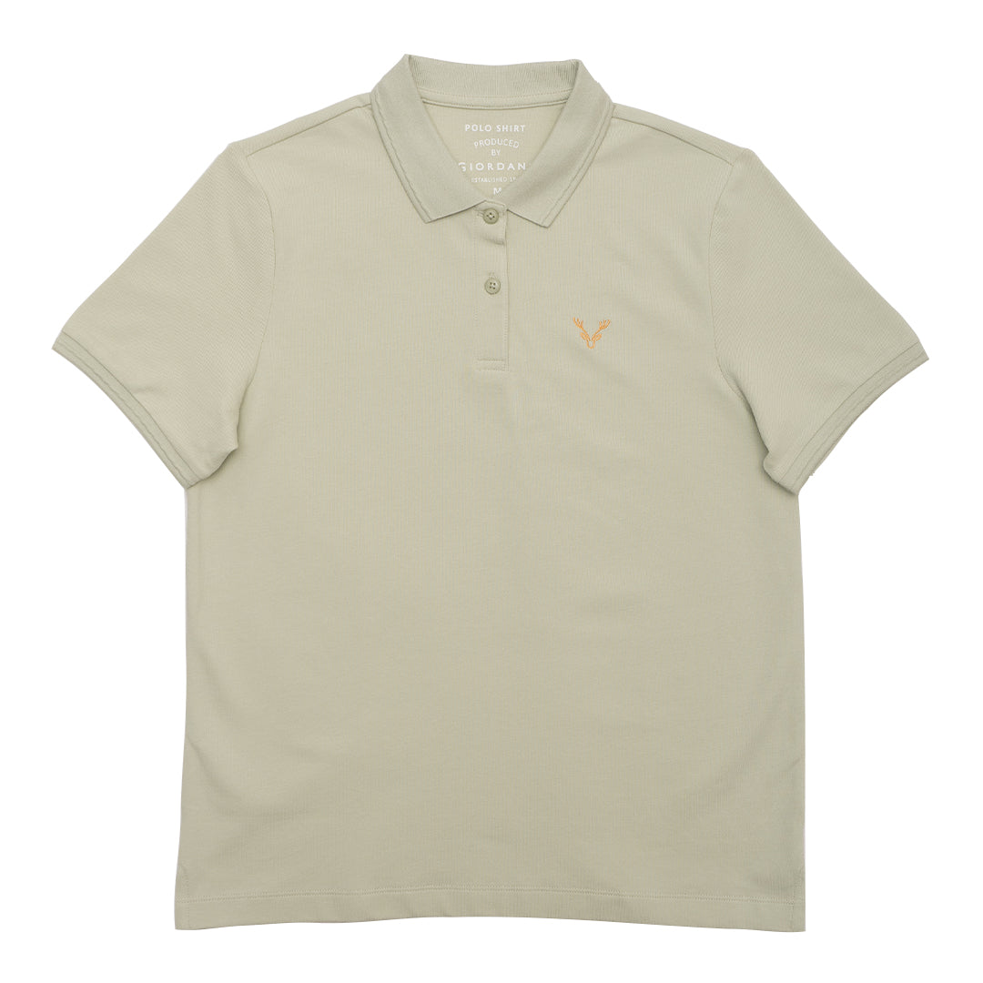GIORDANO Women's Animal Head Embroidery Bold Polo (05313202)