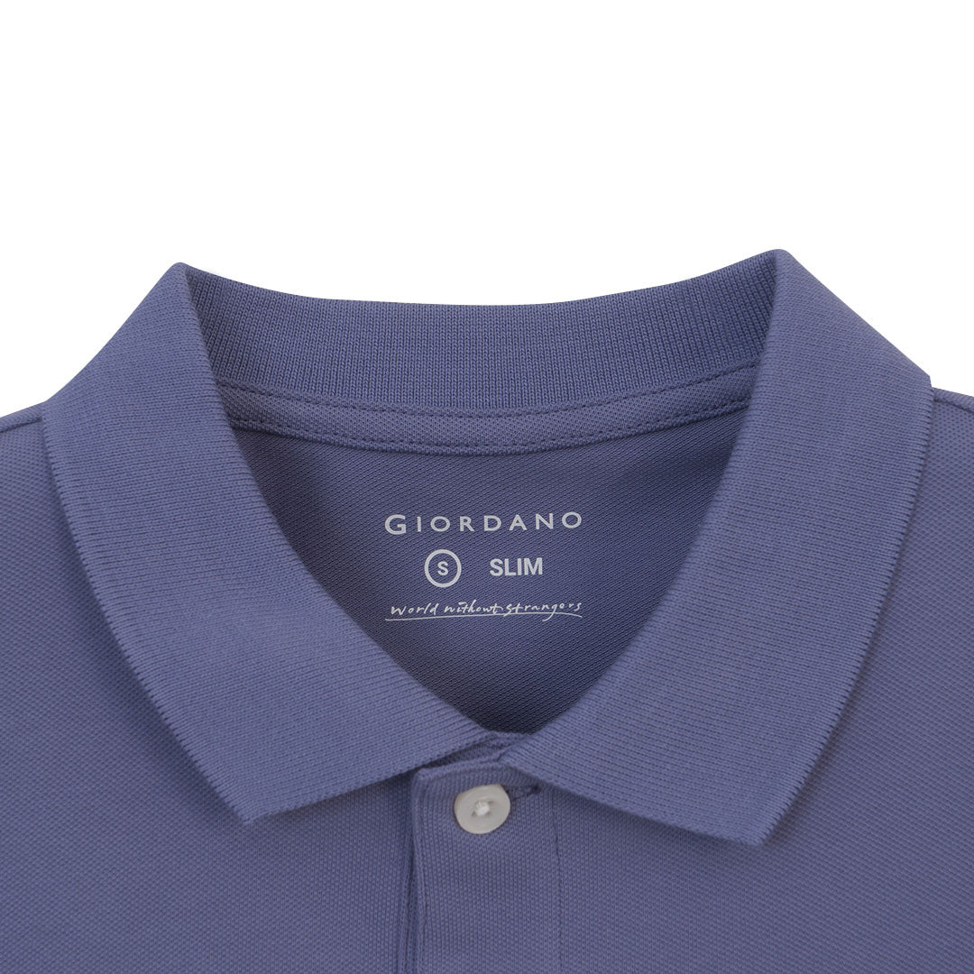 GIORDANO Men's Frog Slim Fit Polo (01016266)