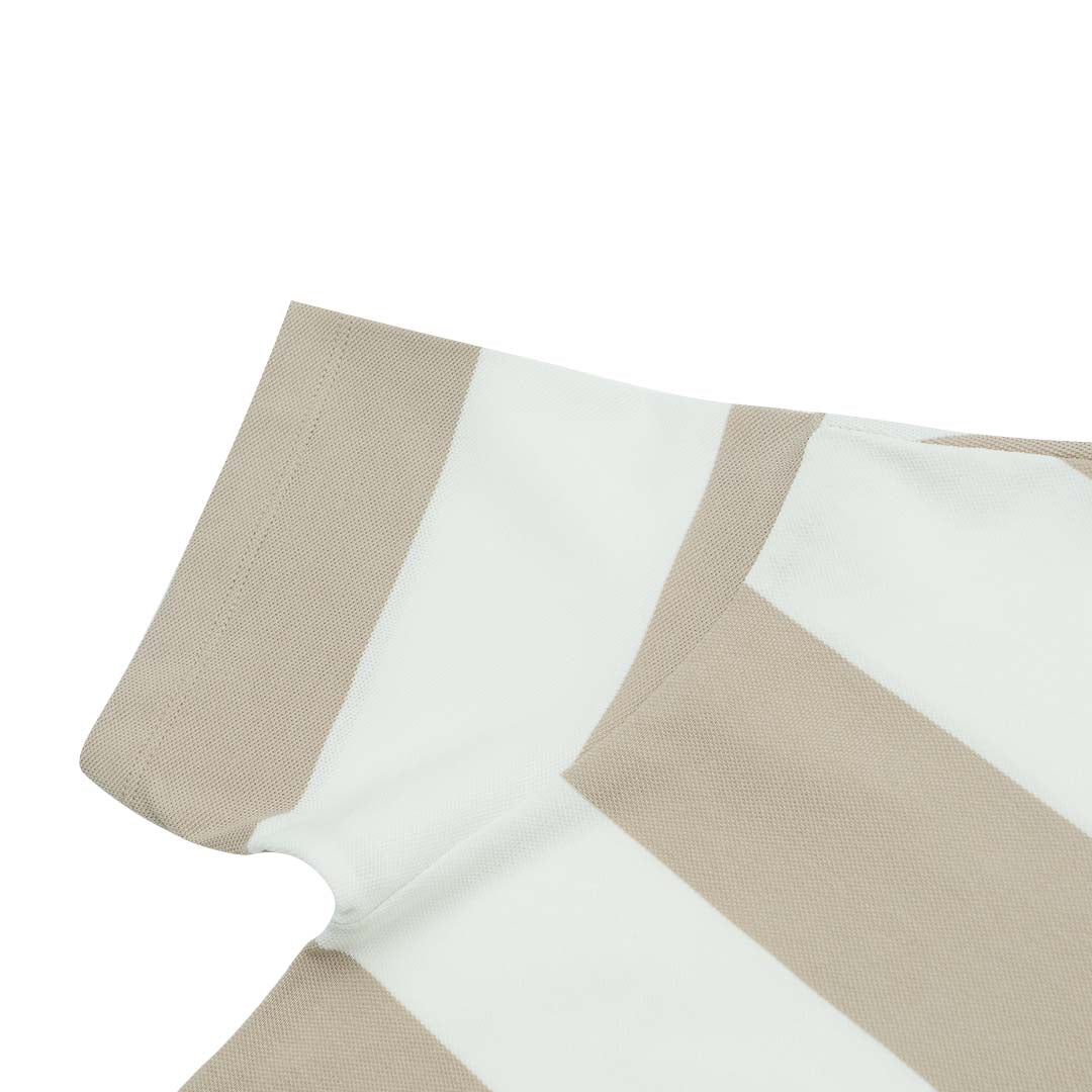 GIORDANO Women's Classic Man Cotton Lycra Stripe Polo (05315376)