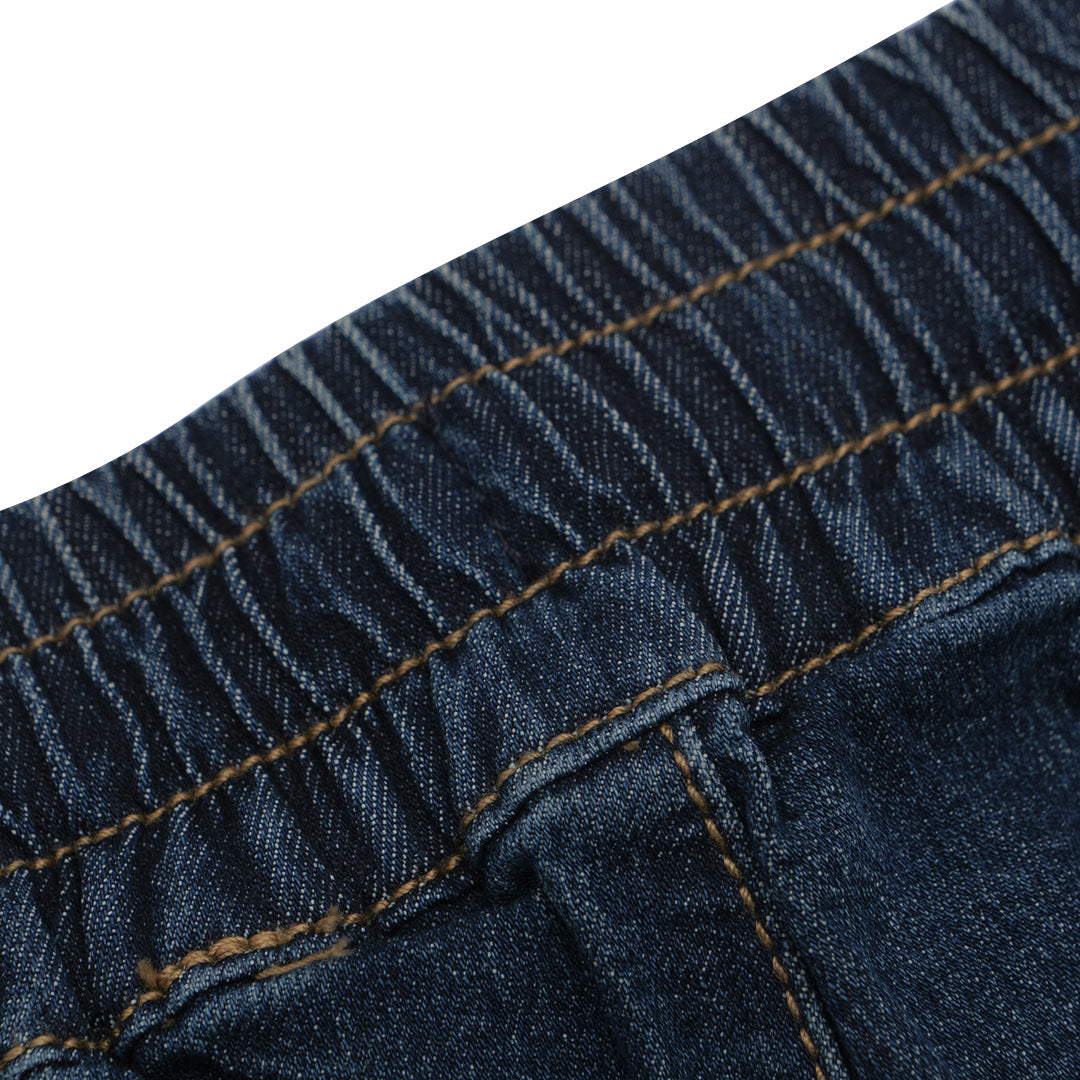 GIORDANO Men's Denim Mid Rise Relax Fit Bermuda Shorts (01105216)