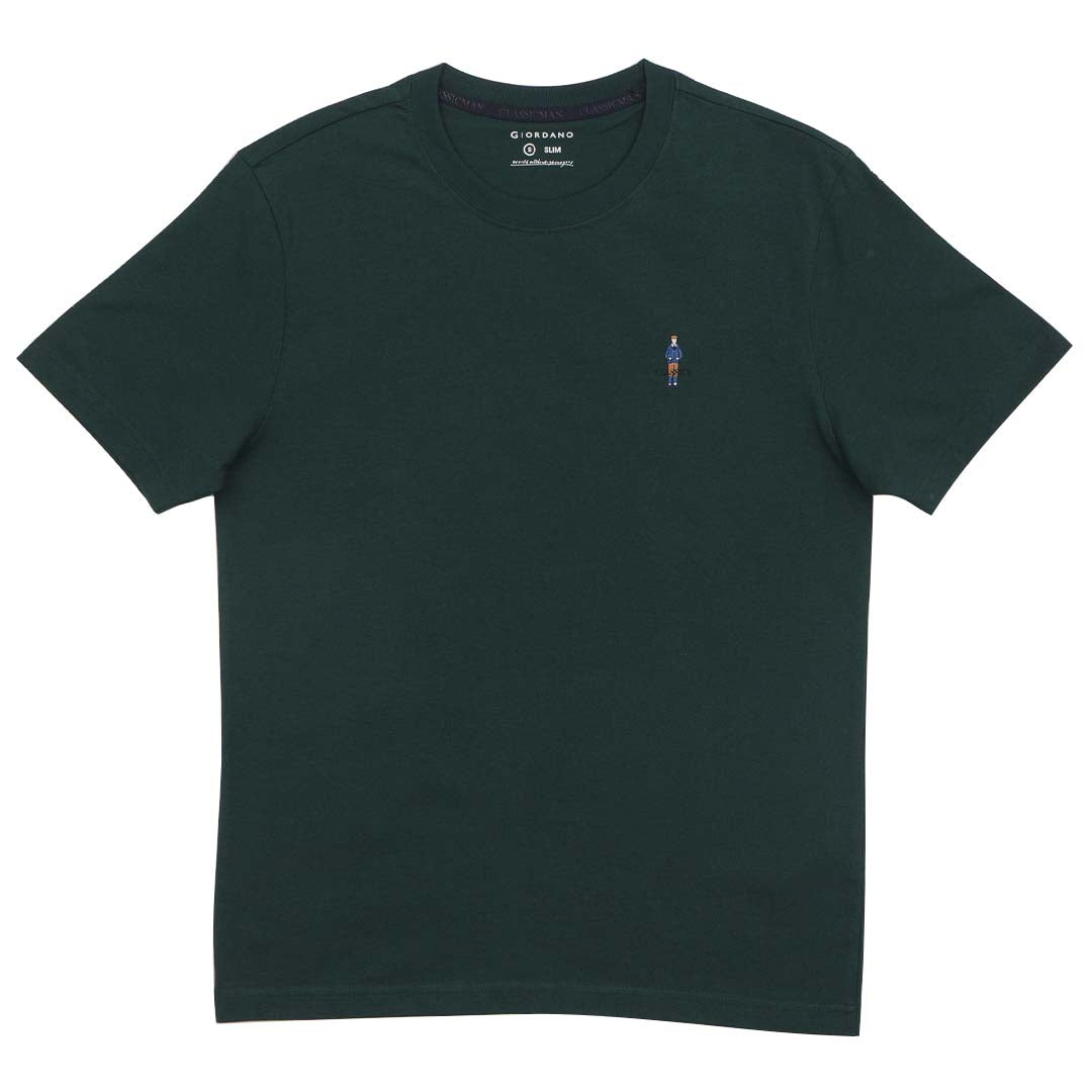 GIORDANO Men's Classic Man Crew Neck Tee (01025629)