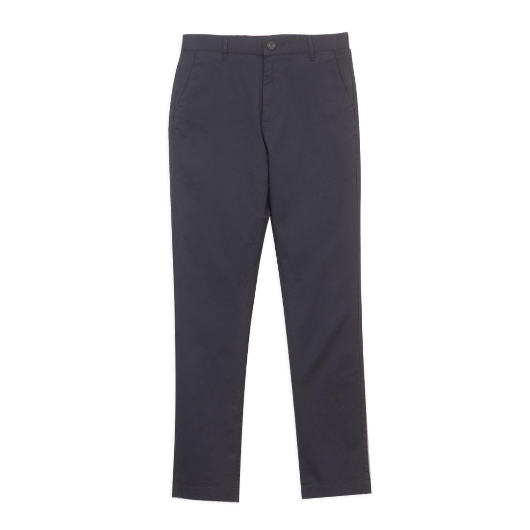 GIORDANO Men's Cotton Lycra Twill Mid Rise Regular Tapered Fit Khakis (01116010)