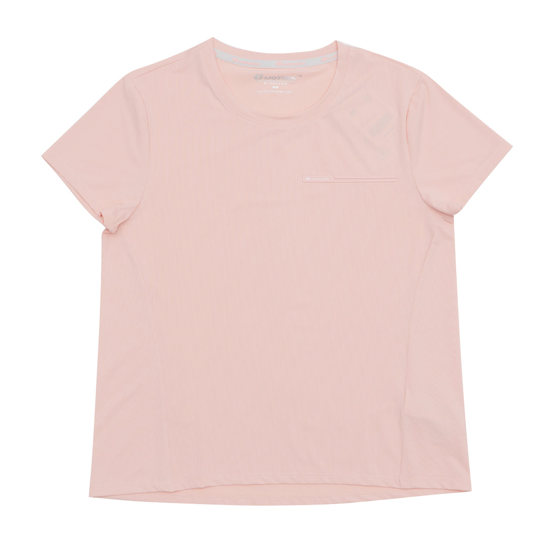 GIORDANO Women's G-Motion Warp Knitted Crew Neck Comfort Fit Printed Tee (05325238)