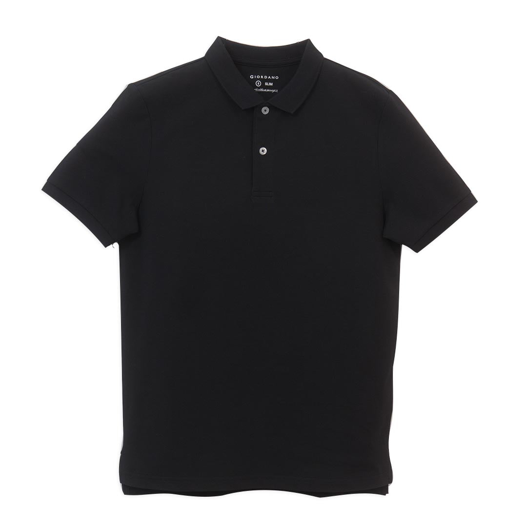GIORDANO Men's Lycra Pique Slim Fit Sweatmark-Free Polo (01016248)