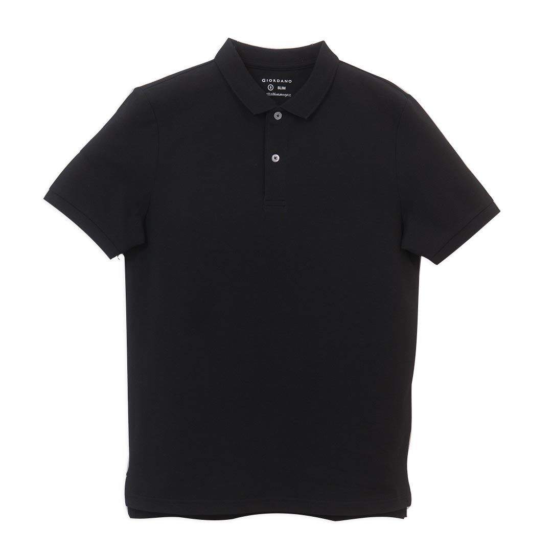 GIORDANO Men's Lycra Pique Slim Fit Sweatmark-Free Polo (01016248)