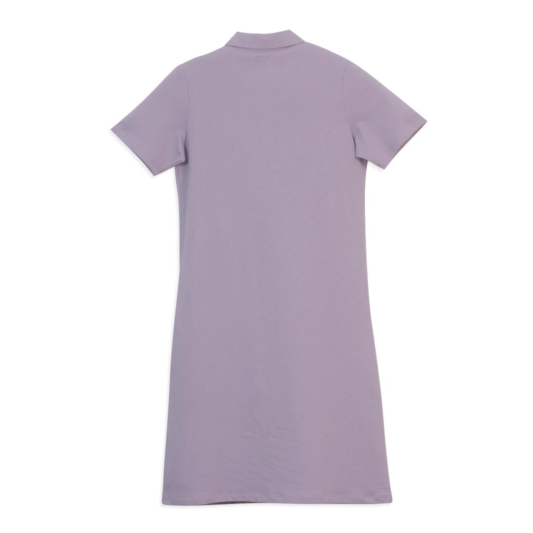 GIORDANO Women's French Terry Knit Collar Loose Fit Dress (05466468)