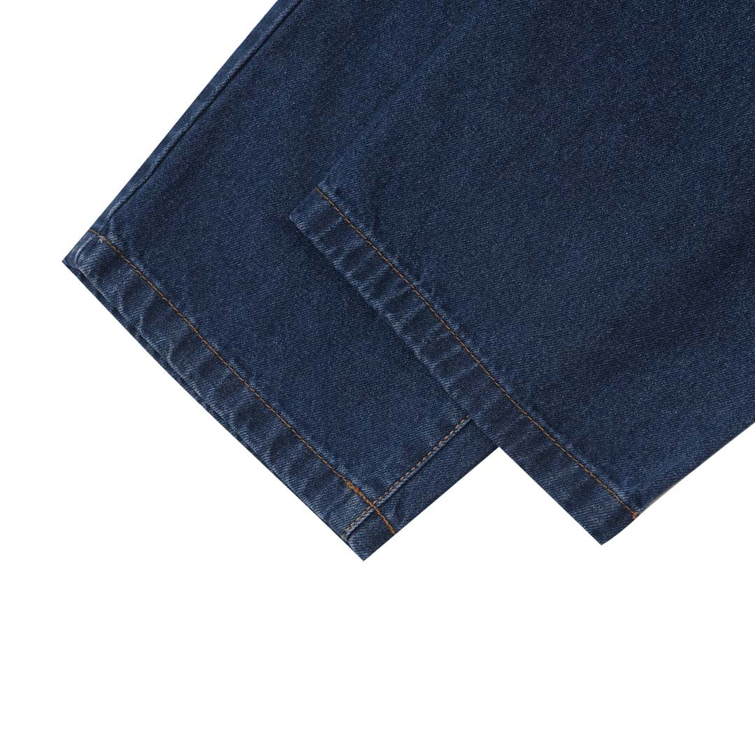 GIORDANO Men's Cotton Denim Mid Rise Relax Fit Cargo Jeans (01115043)