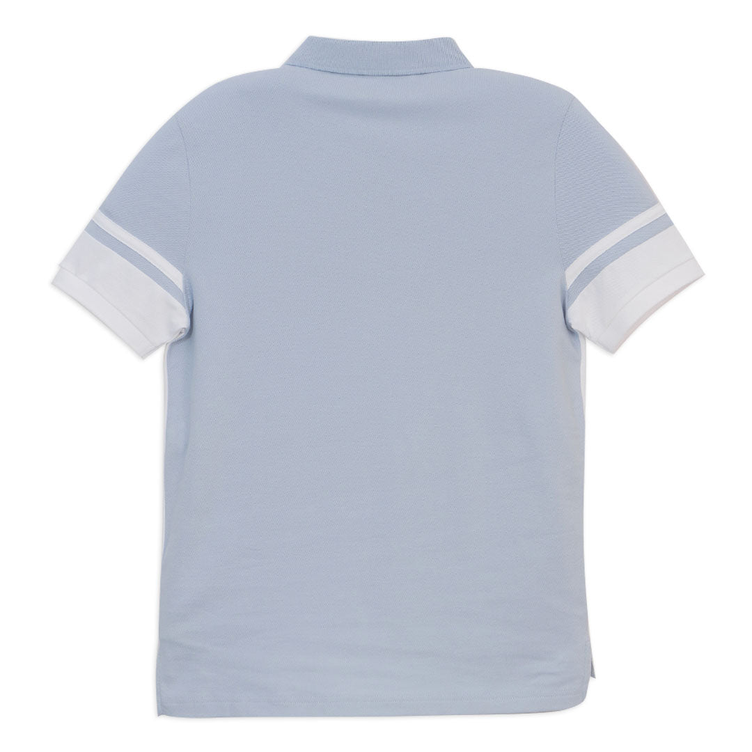 GIORDANO Men's Cotton Lycra Pique Short Sleeve Embroidery Bold Polo (01016191)