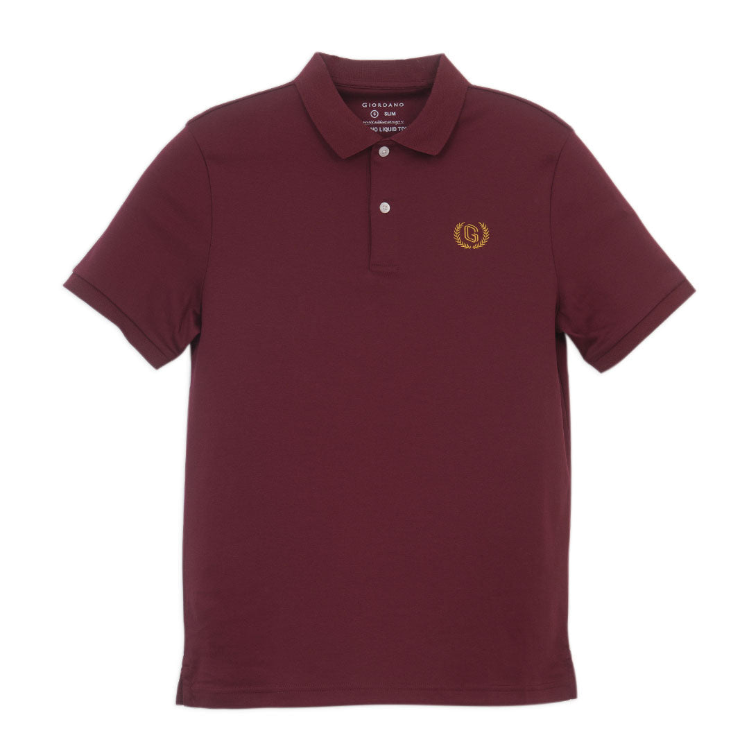 GIORDANO Men's Liquid Touch Slim Fit Polo  (01016291)