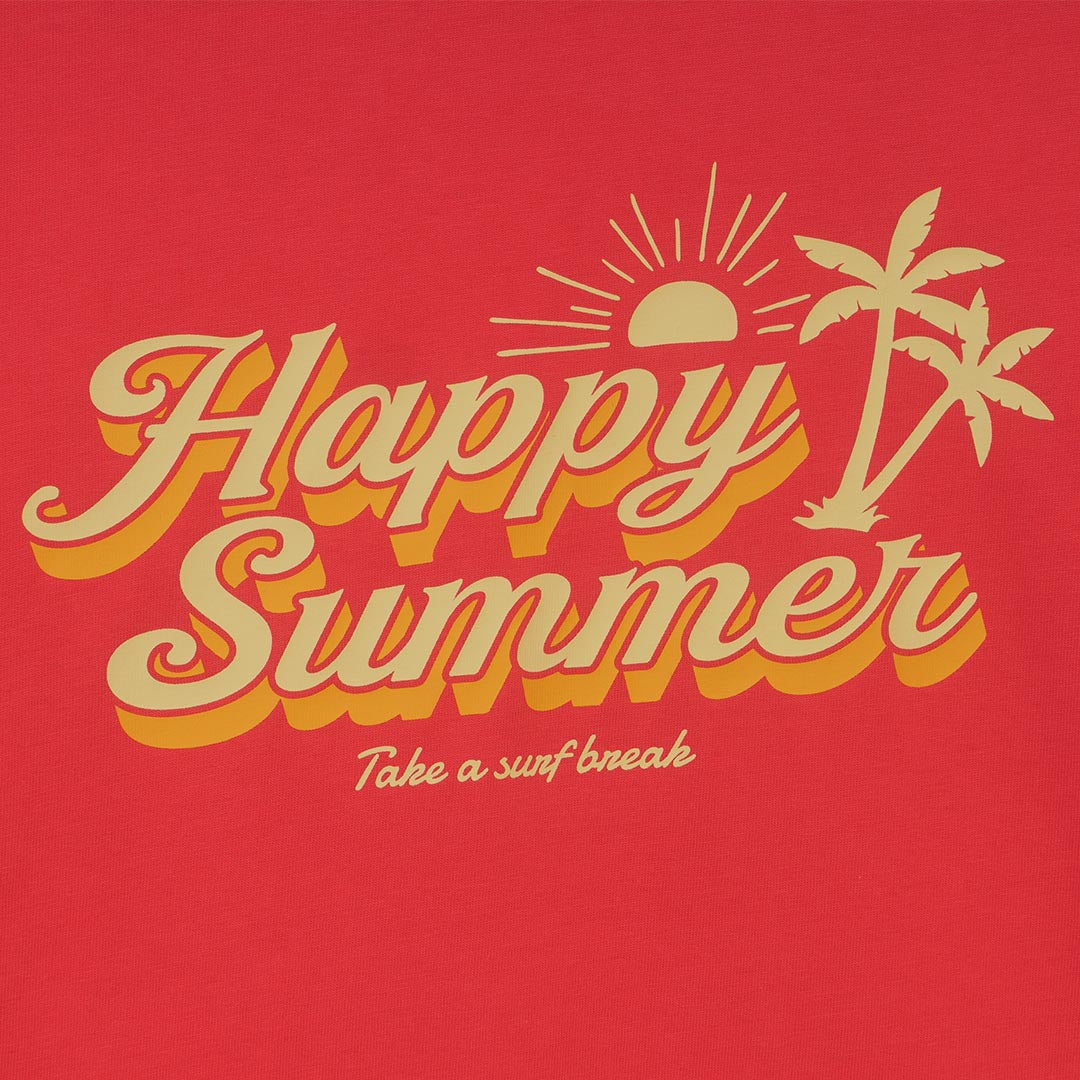 GIORDANO Men's Happy Summer Cotton Jersey Relax Fit Printed Tee�(01096342)