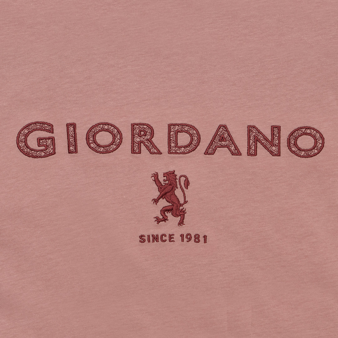 GIORDANO Men's Lion Logo Tee (01095201)