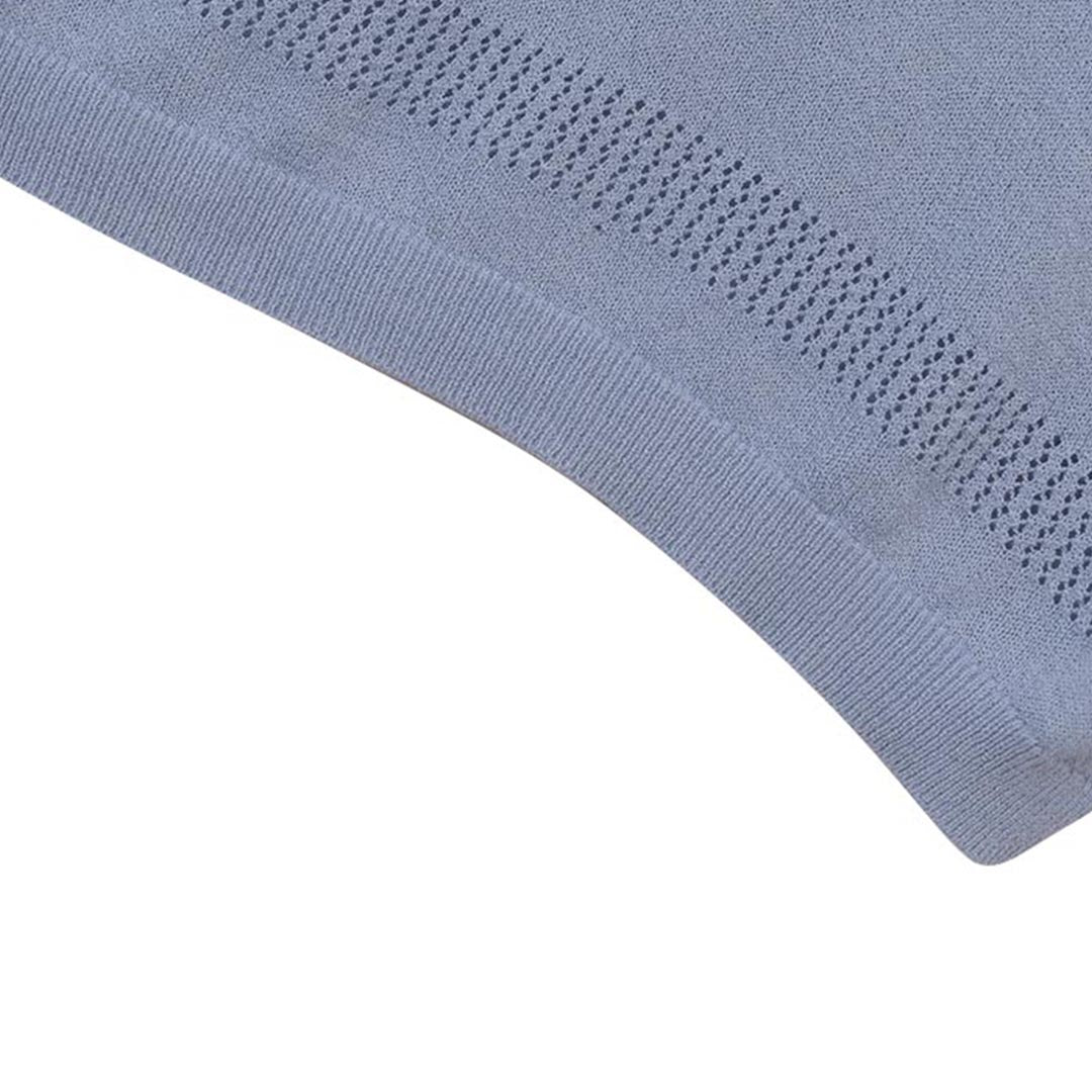 GIORDANO Women's Viscose Nylon V Neck Shorts Sleeves Comfort Fit Sweater (05356213)