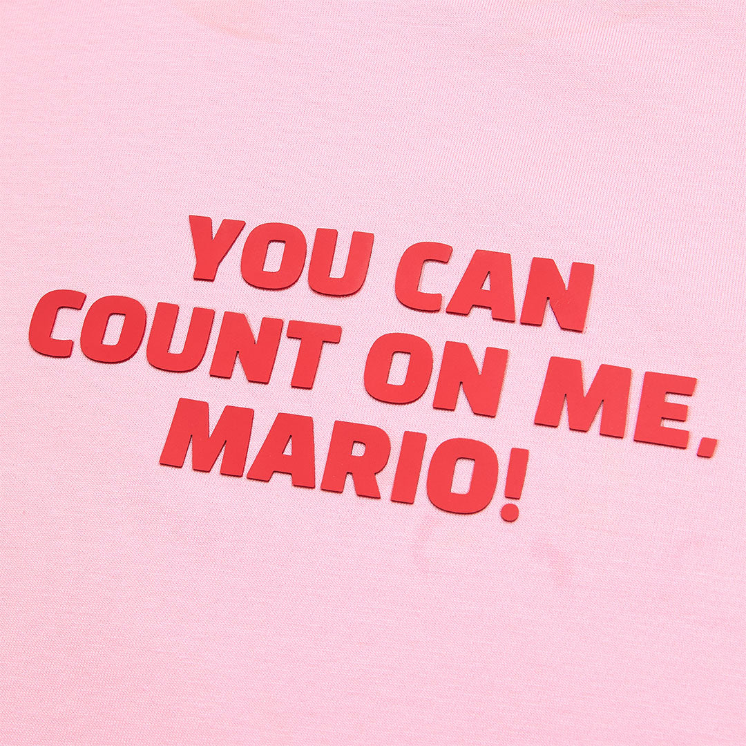 GIORDANO Women's Super Mario Cotton Polyester Crew Neck Short Sleeve Boyfriend Print Tee (05396305)