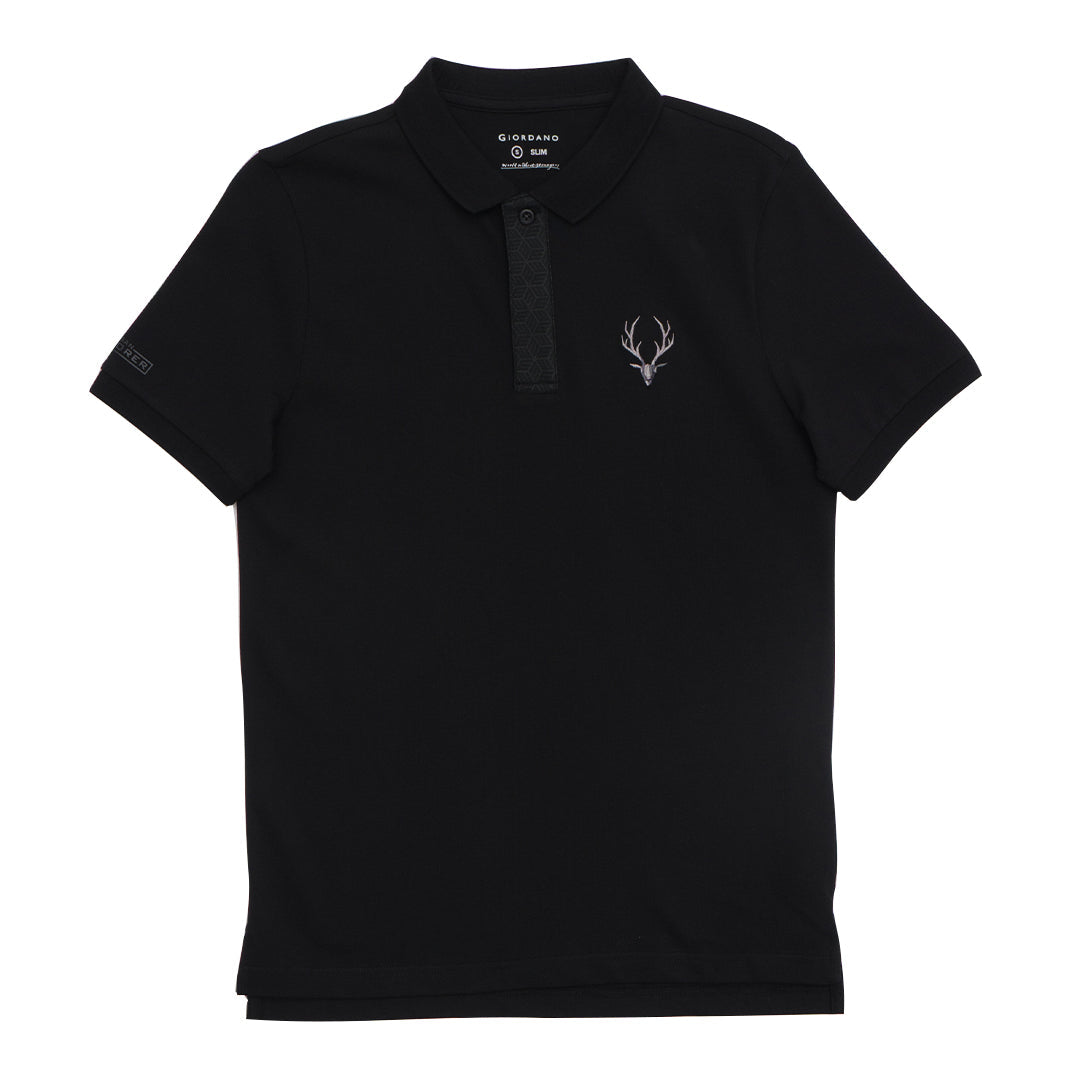 GIORDANO Men's Cotton Lycra Bold Polo (01015232)