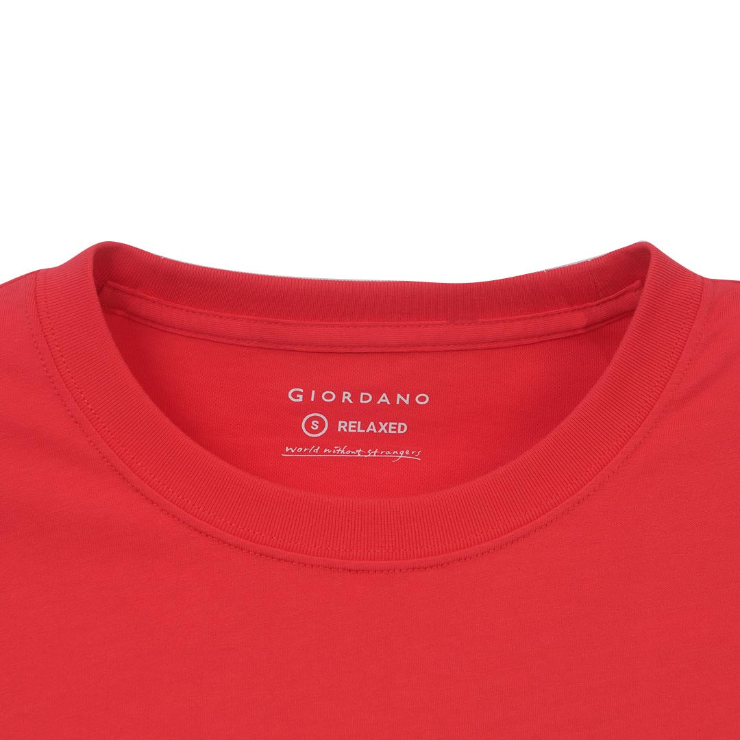 GIORDANO Men's Happy Summer Cotton Jersey Relax Fit Printed Tee�(01096342)