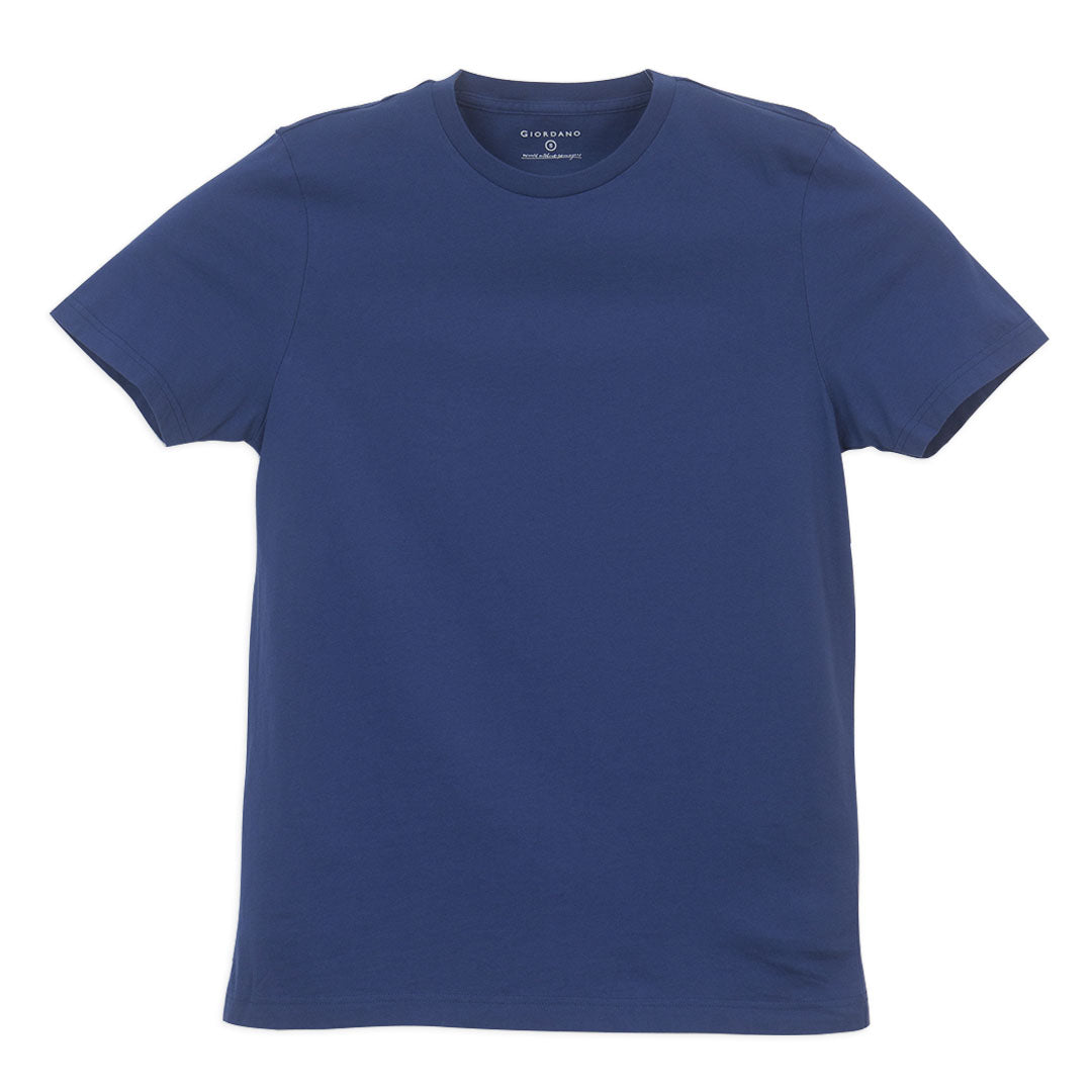 GIORDANO Men's 3-in-a-Pack Cotton Jersey Crew Neck Slim Tee (01246104)