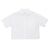 GIORDANO Women's Cotton Lycra Stretch Oxford Acute Collar Short Sleeves Crop Eco Soft Shirt (05346226)