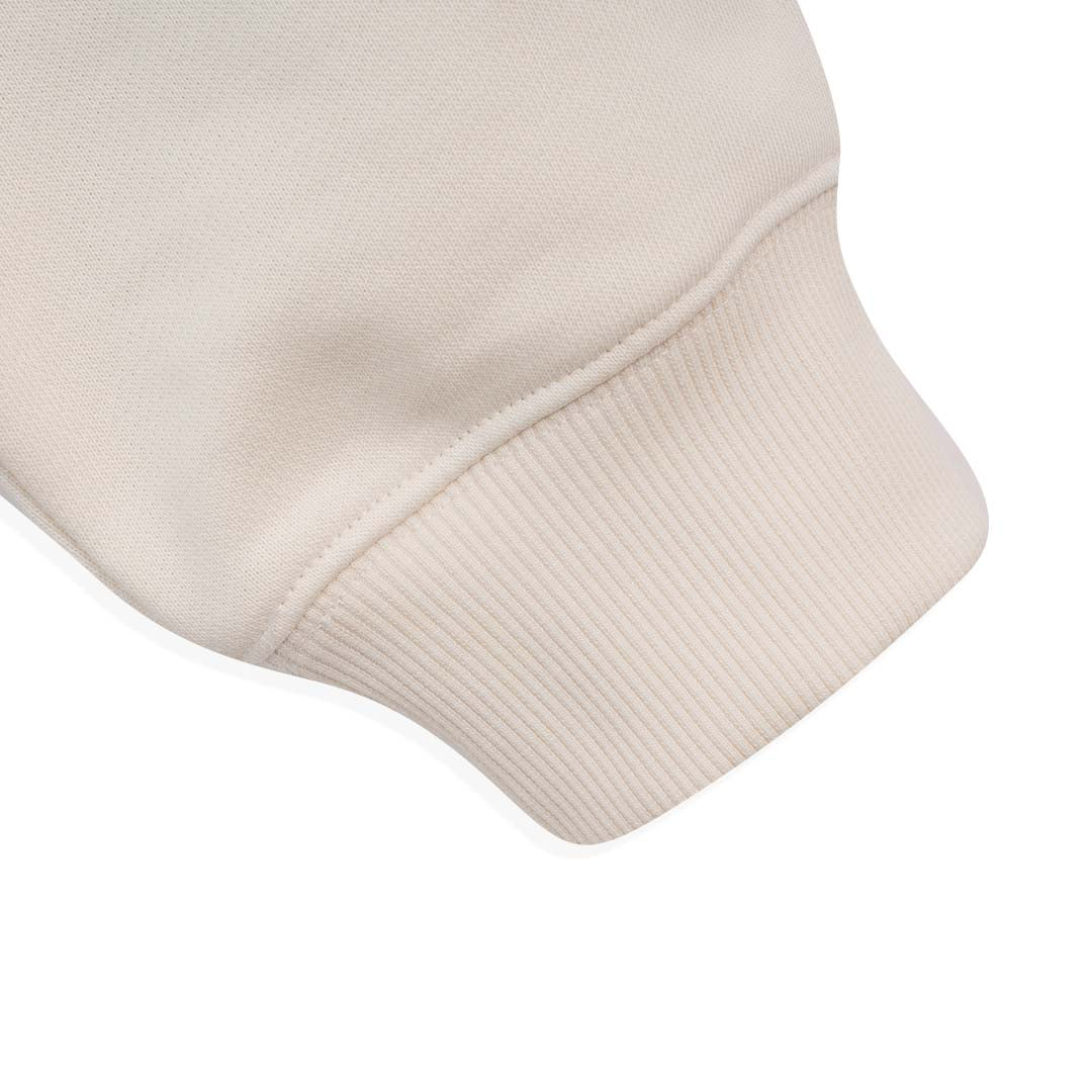 GIORDANO Women's Cotton Polyester French Terry Crew Neck Loose Fit Pullover (05325617)