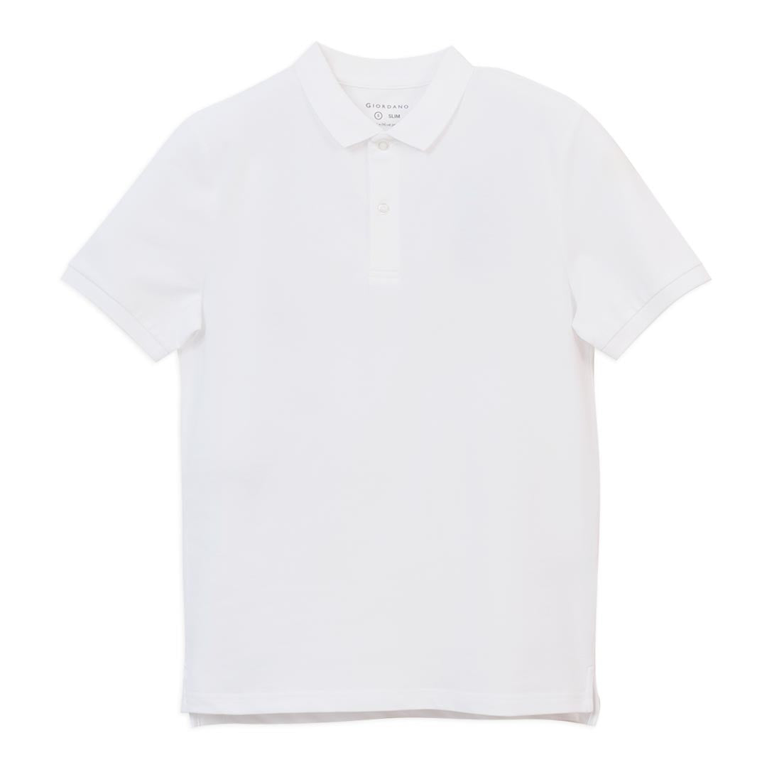 GIORDANO Men's Lycra Pique Slim Fit Sweatmark-Free Polo (01016248)