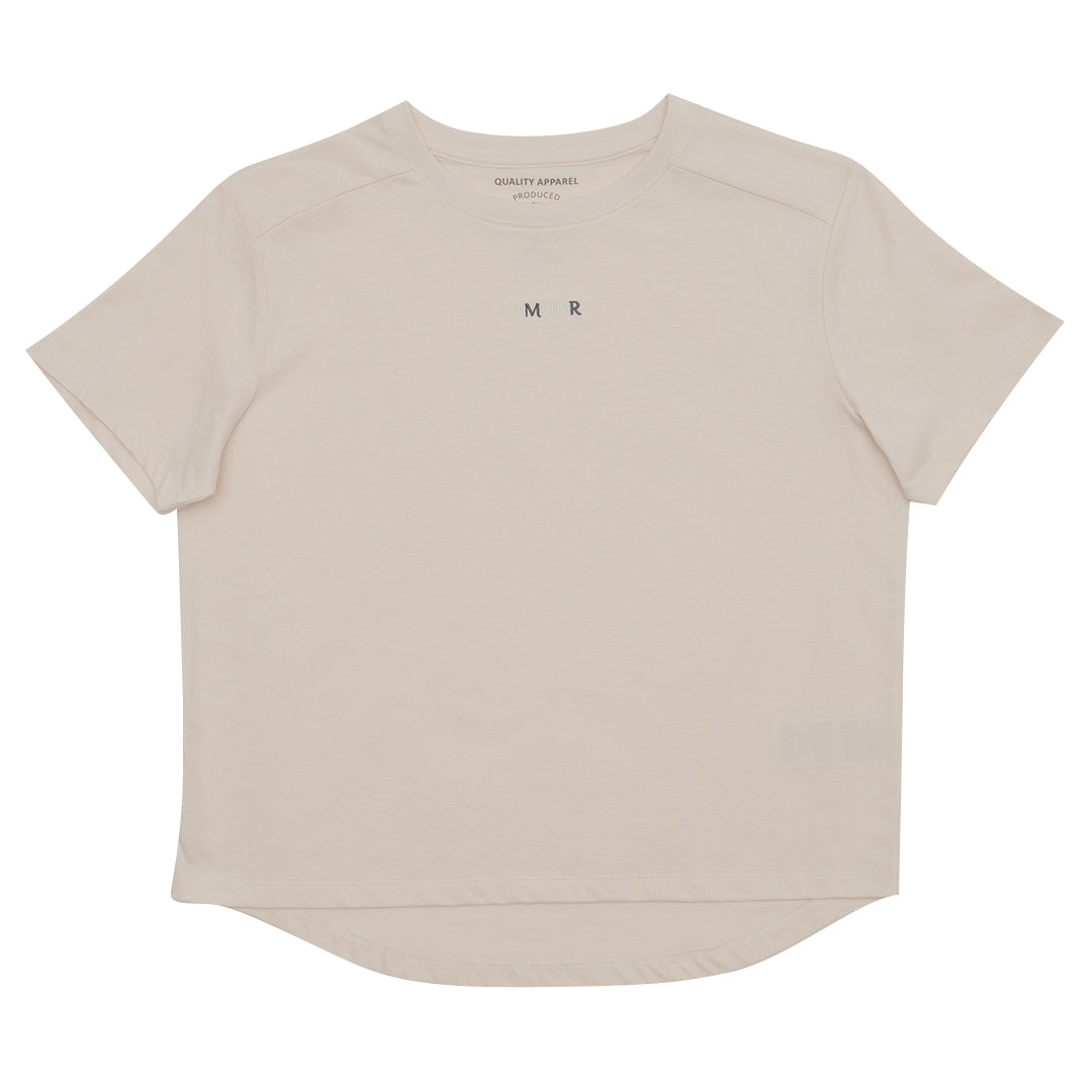 GIORDANO Women's Glittered Jersey Boyfriend Fit Tee (05325247)