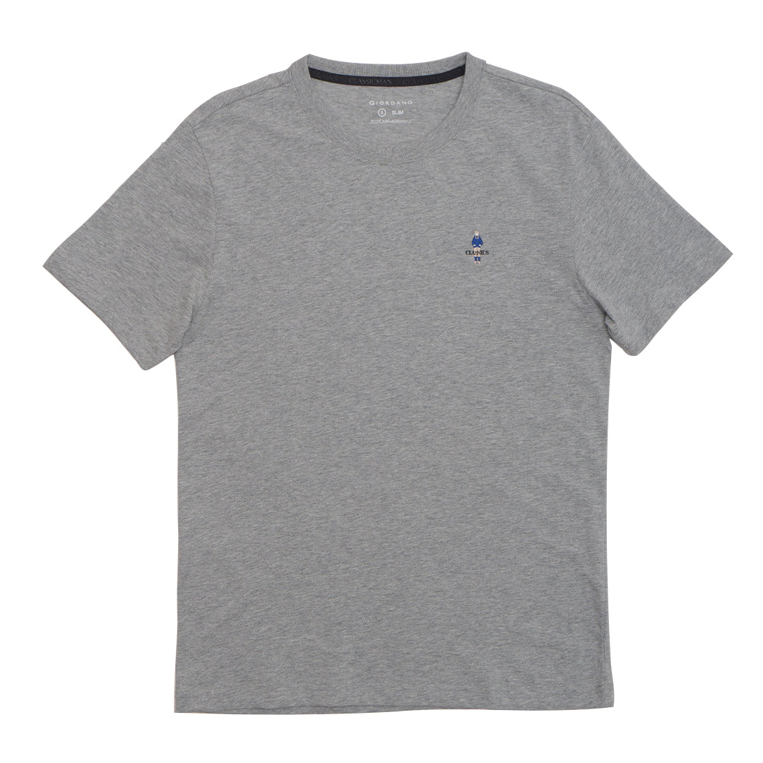 GIORDANO Men's Classic Man Crew Neck Tee (01025629)