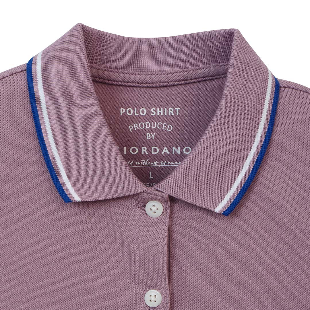 GIORDANO Women's Classic Man Comfort Fit Polo (05315260)