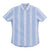 GIORDANO Men's Linen Cotton Poplin Short Sleeves Stripe Shirt (01046412)