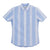 GIORDANO Men's Linen Cotton Poplin Short Sleeves Stripe Shirt (01046412)