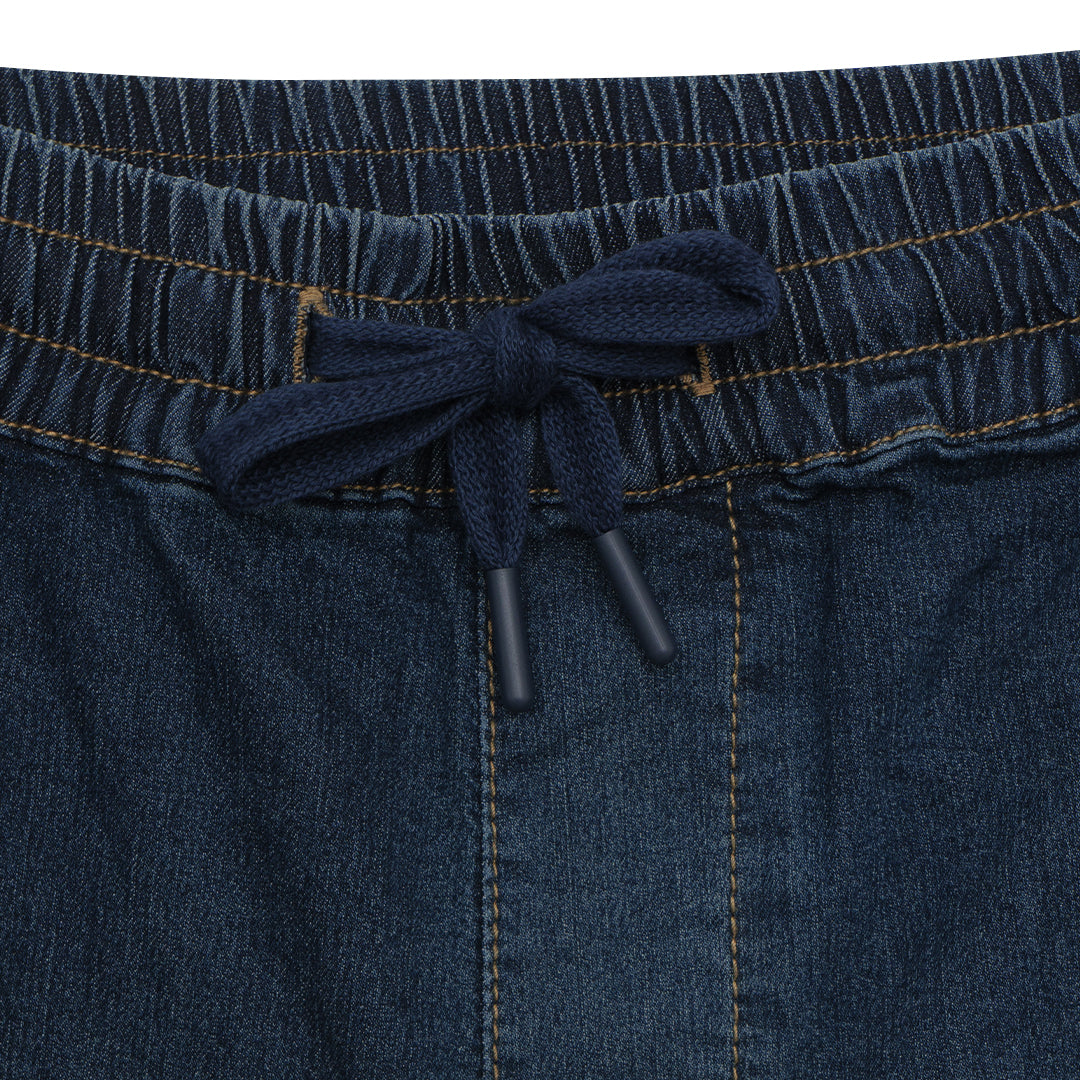 GIORDANO Men's Denim Mid Rise Relax Fit Bermuda Shorts (01105216)