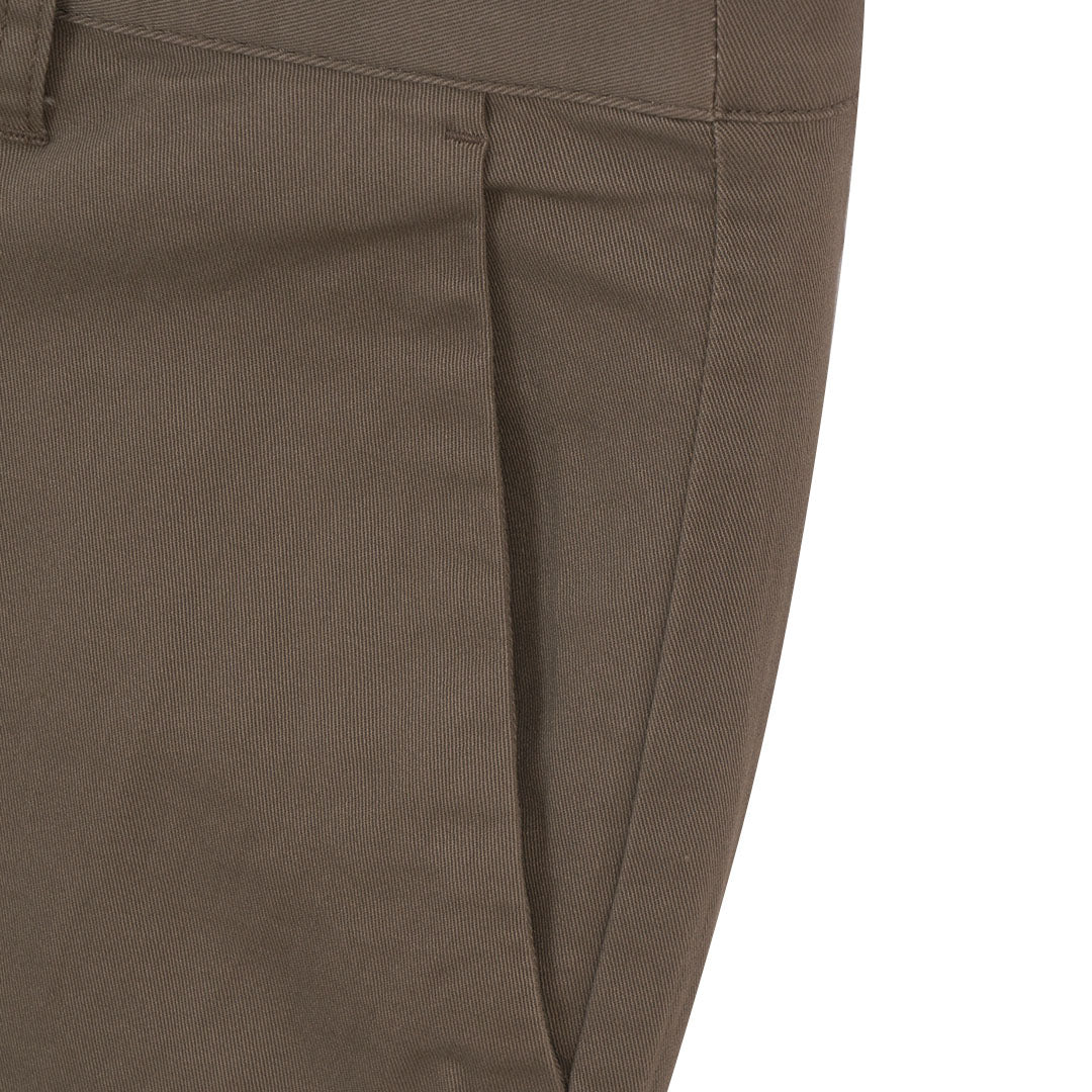 GIORDANO Men's Cotton Spandex Twill Low Rise Slim Tapered Crop Pants (01126006)