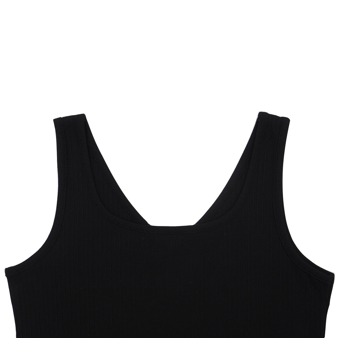 GIORDANO Women's Sorona Jacquard Rib V-Neck Comfort Fit Tee (05325242)