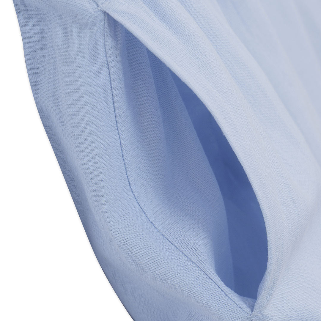 GIORDANO Women's Linen Cotton Lyocell Poplin Raglan Sleeve Loose Fit Dress (05466219)