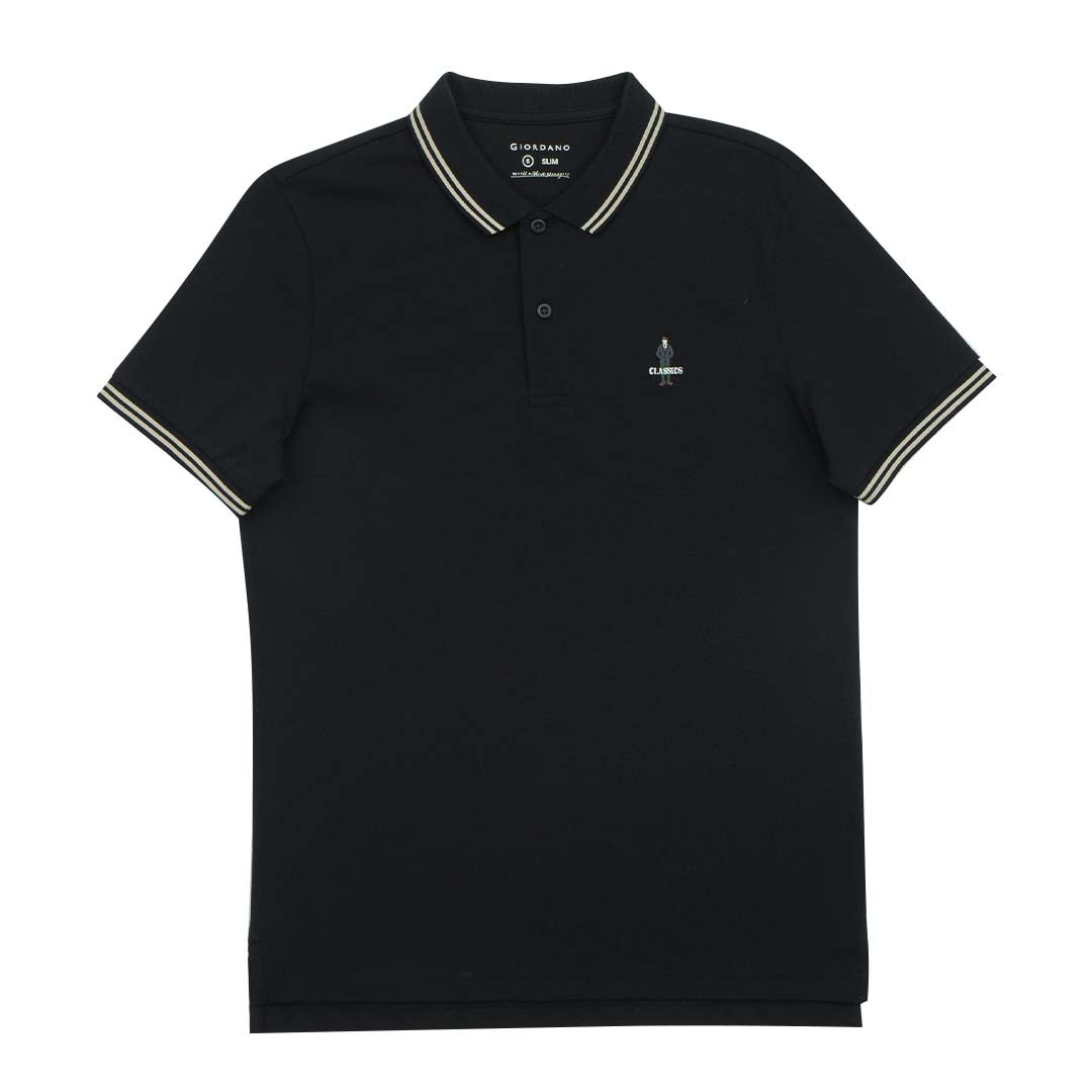 GIORDANO Men's Classic Man Sweatmark Free Polo (01015316)
