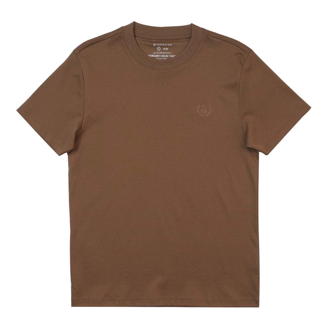 GIORDANO Men's Liquid Touch Crew Neck Tee (01025802)