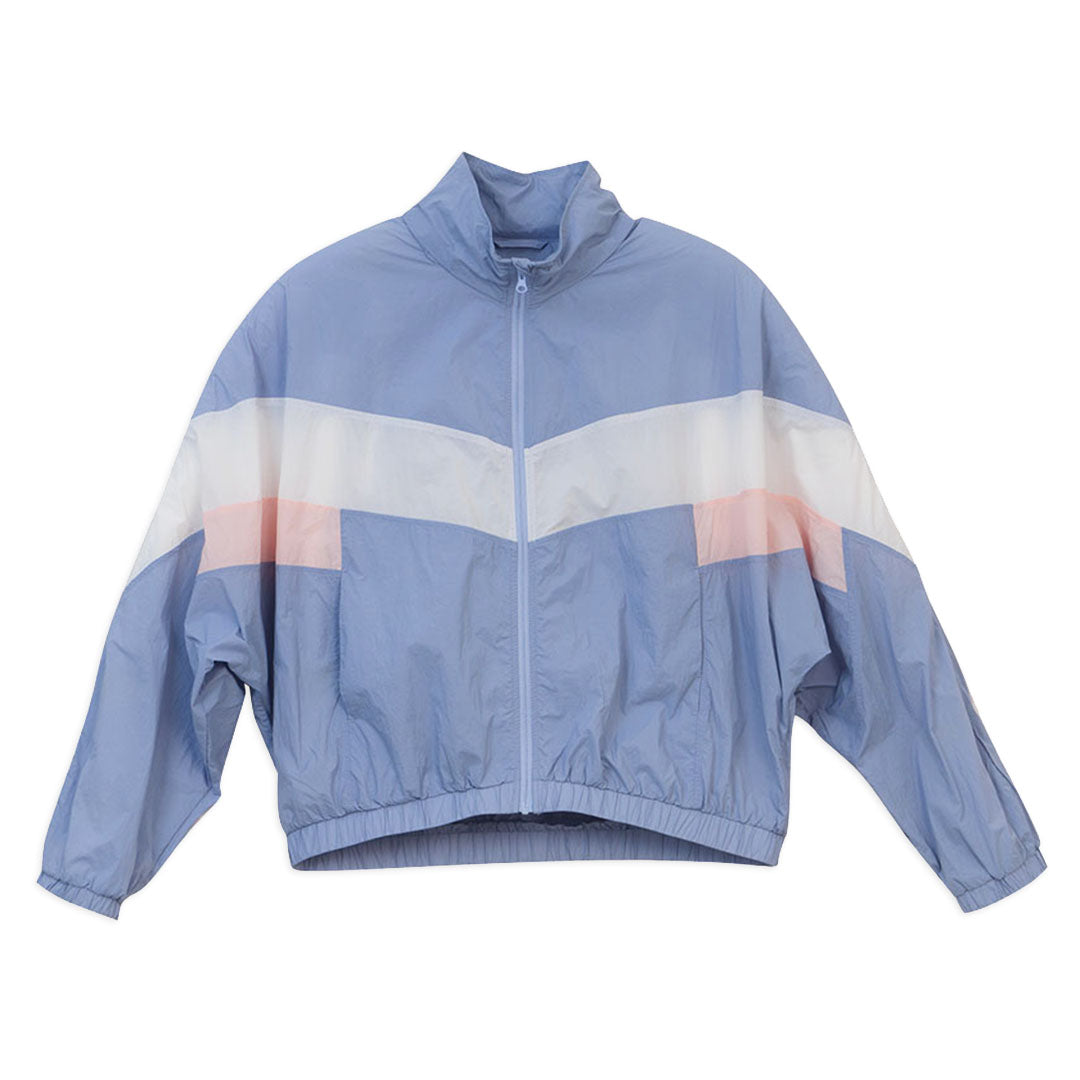 GIORDANO Women's Nylon Full Zip Loose Fit Windbreaker (05376013)