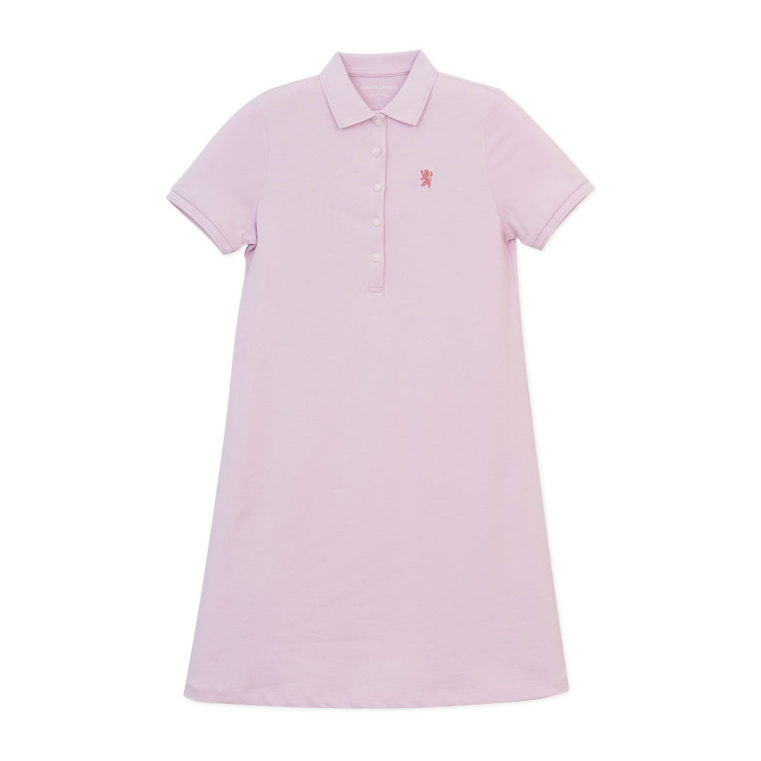 GIORDANO Women's Cotton Lycra Pique Comfort Fit Polo Dress (05466415)