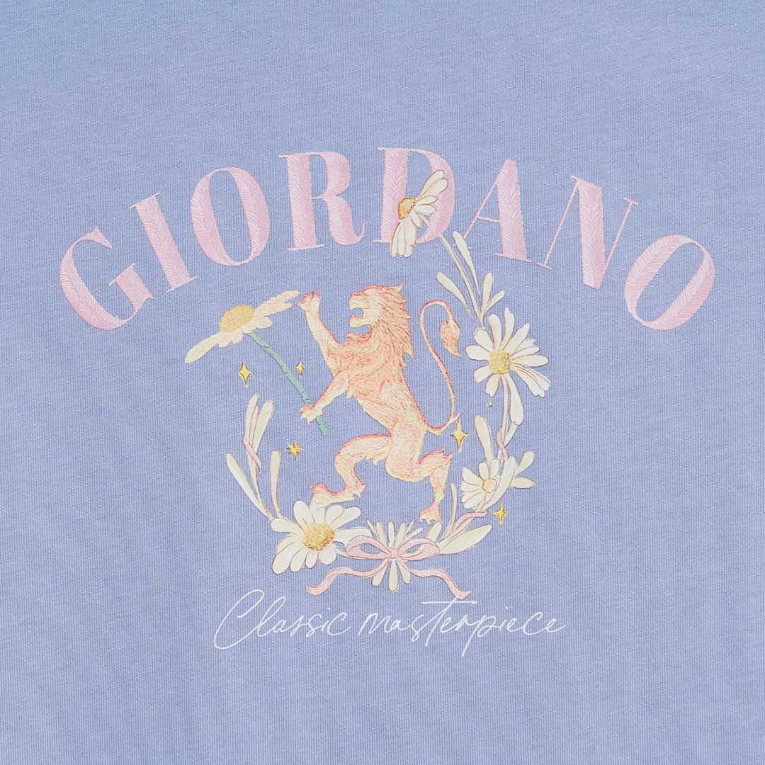 GIORDANO Women's Comfort Fit Printed Tee (05396207)