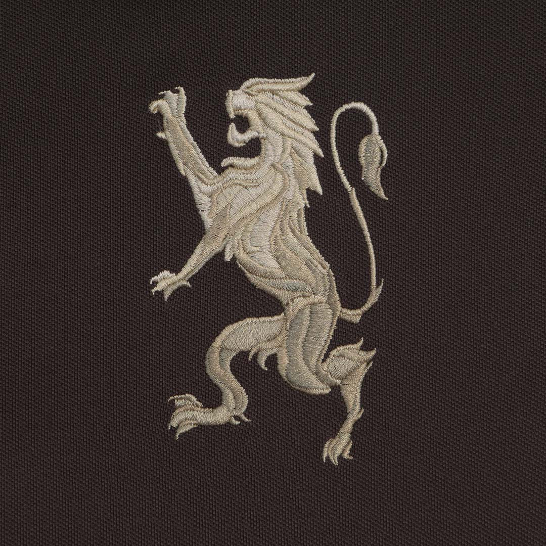 GIORDANO Men's 3D Lion Slim Fit Polo (01016222)