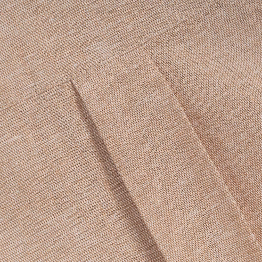 GIORDANO Men's Small Frog Linen Cotton Poplin Short Sleeves Slim Fit Shirt (01046210)