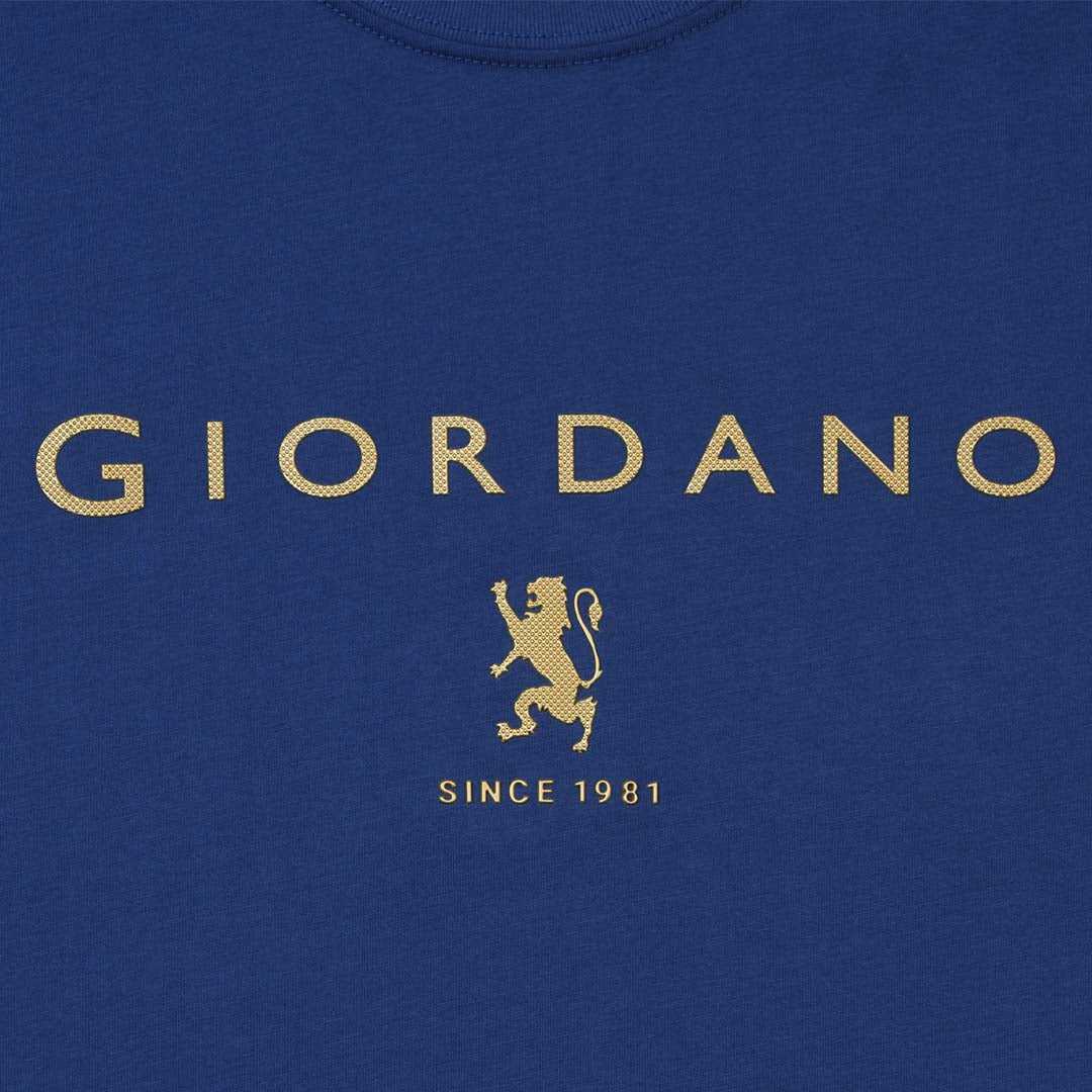 GIORDANO Men's Lion Logo Tee (01095261)