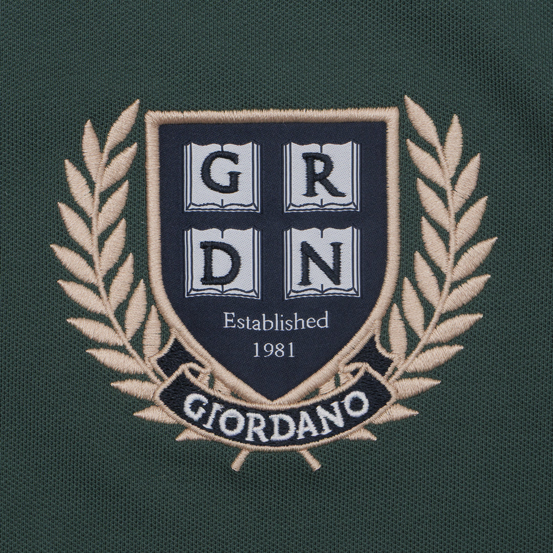 GIORDANO Men's Cotton Lycra Bold Polo (01015342)