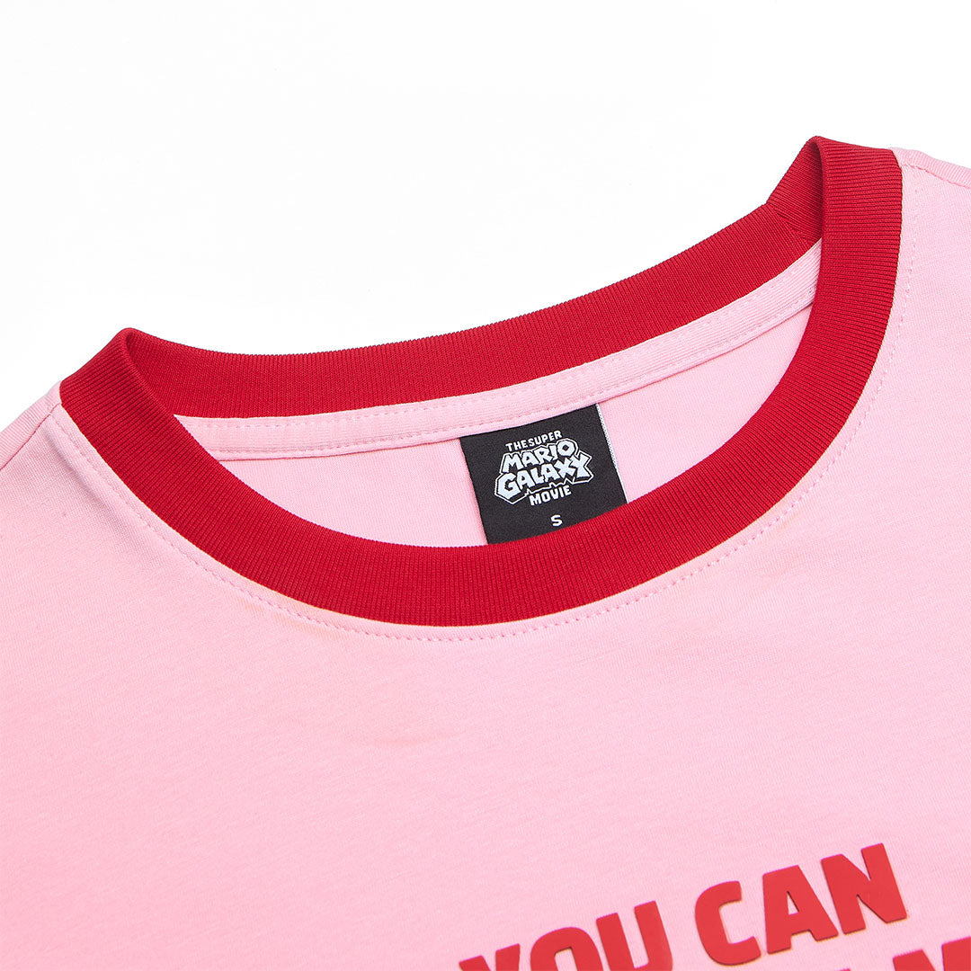 GIORDANO Women's Super Mario Cotton Polyester Crew Neck Short Sleeve Boyfriend Print Tee (05396305)
