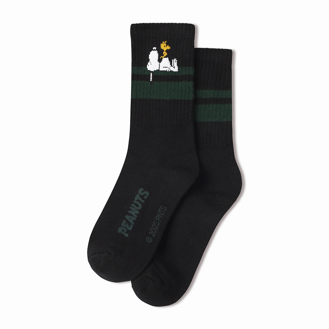 GIORDANO Men's Snoopy 2 Pair in a Pack Long Socks (01155610)