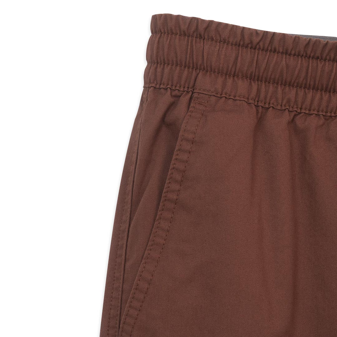 GIORDANO Men's Cotton Twill Mid Rise Regular Tapered Crop Pants (01126003)