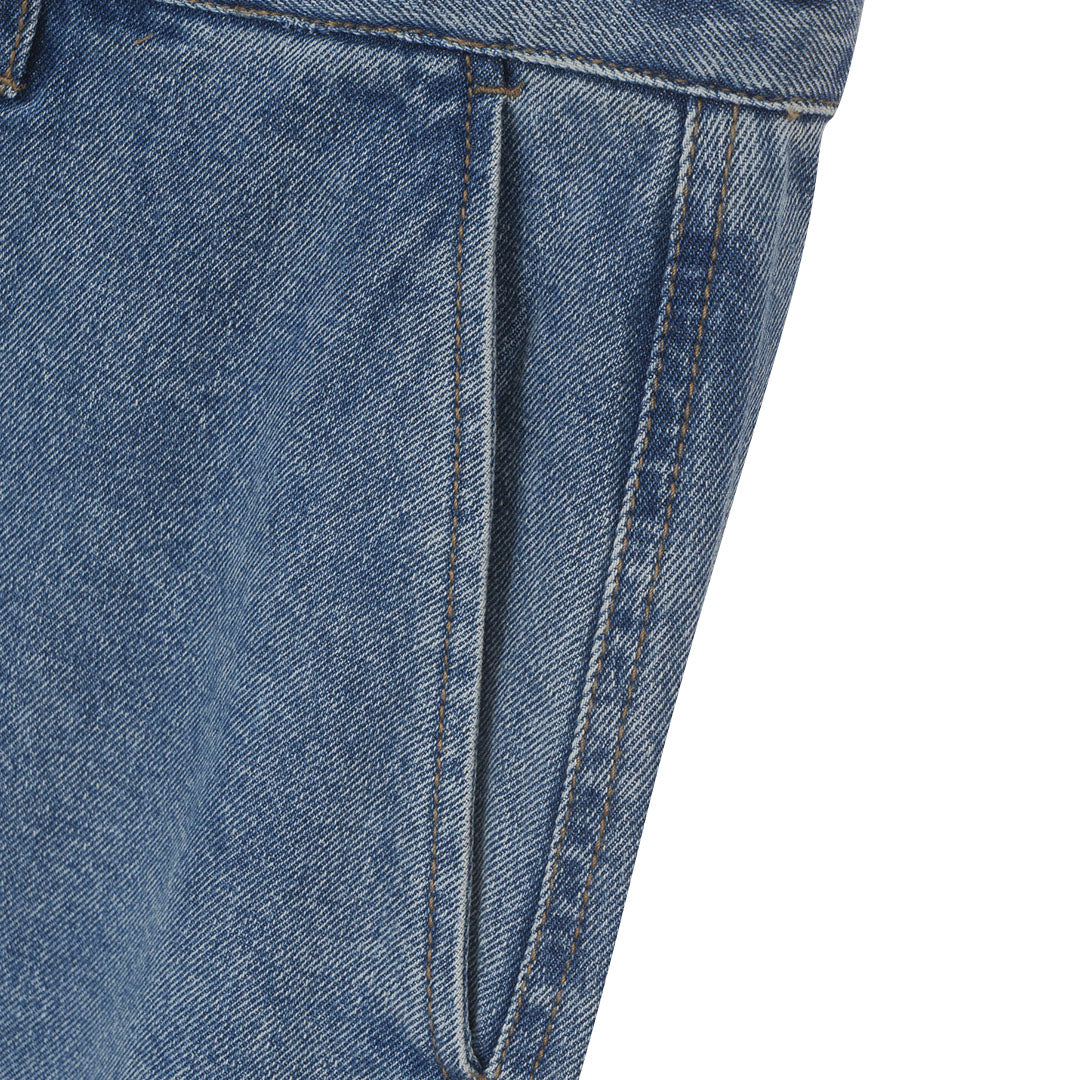 GIORDANO Men's Cotton Denim Mid Rise Relax Fit Shorts (01106210)