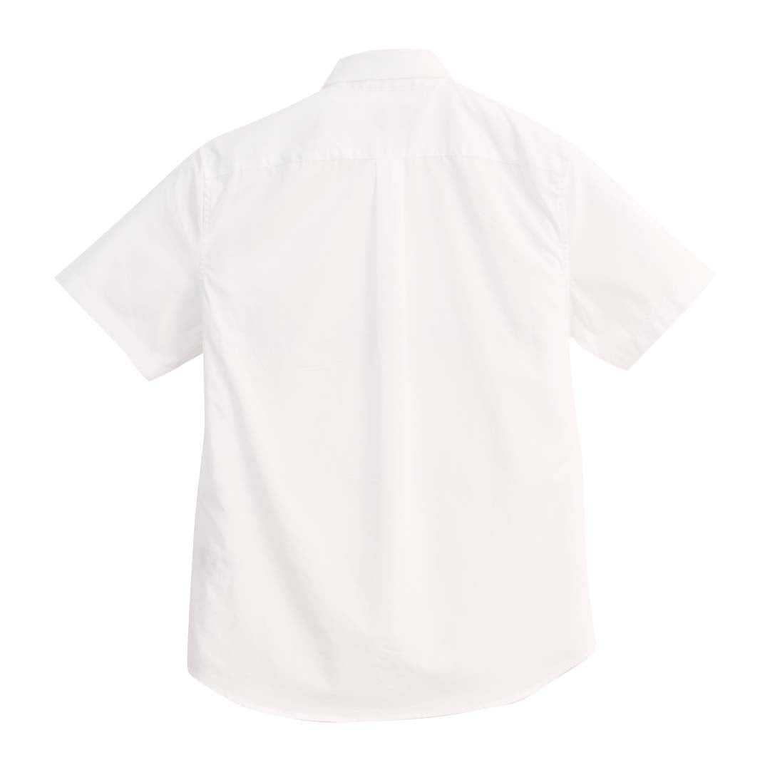 GIORDANO Men's Classic Man Cotton Poplin Short Sleeves Slim Fit Shirt (01045286)