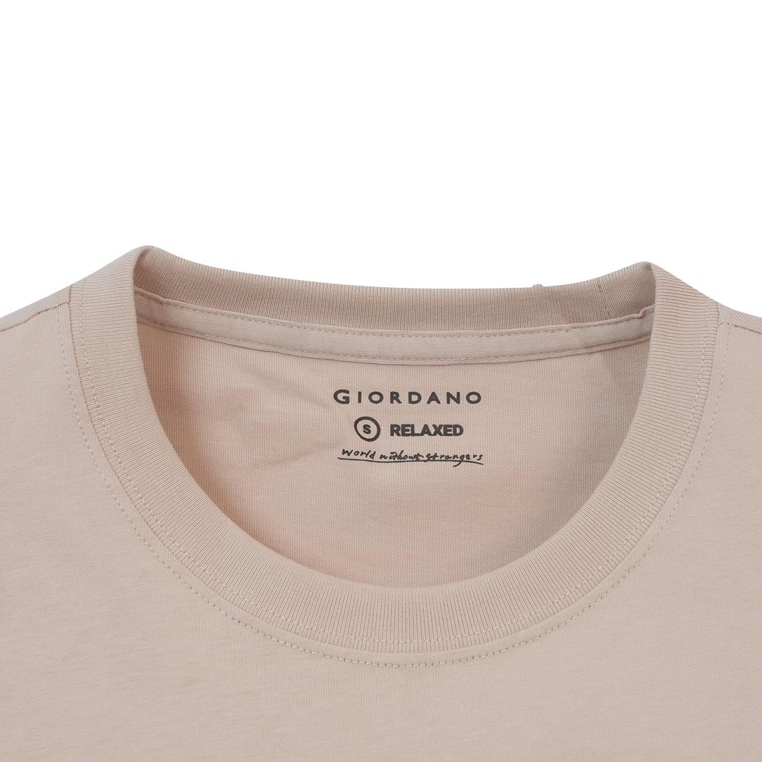 GIORDANO Men's Happy Summer Cotton Jersey Relax Fit Printed Tee (01096343)